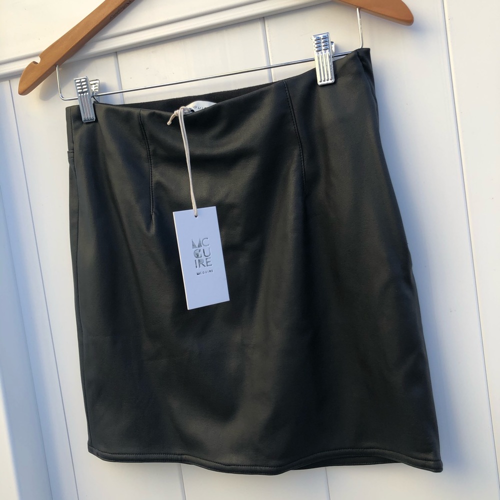 NWT McGuire Vegan Leather Mini Skirt 🖤